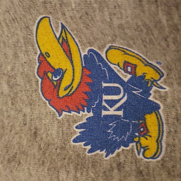 Kansas University Mom gray short sleeve  t-shirt size medium by Unwind - Picture 7 of 8